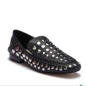 1. STATE Flintia Leather Studded Loafer